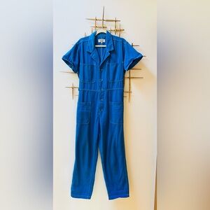Reformation Blue Jumpsuit
